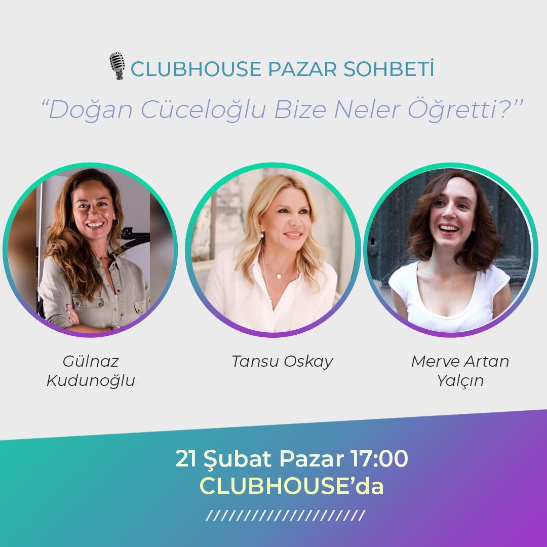 Clubhouse Pazar Sohbeti: Doğan Cüceloğlu Bize Neler Öğretti